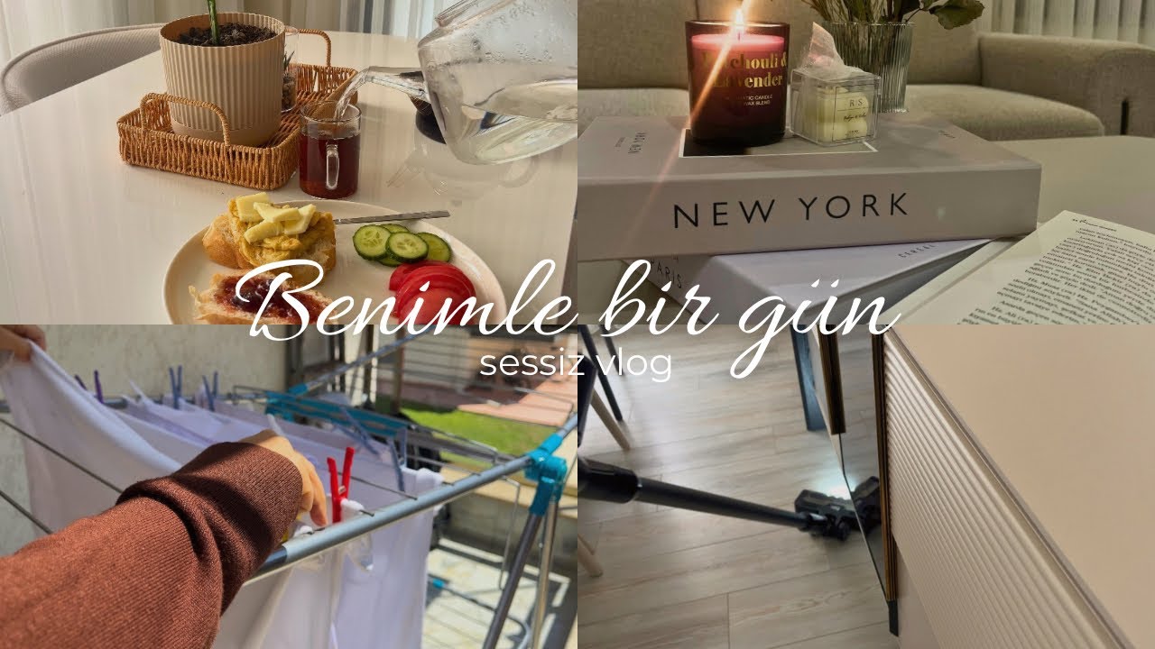 evde bir günüm nasıl geçiyor & rutinler, temizlik | sessiz vlog | daily routine