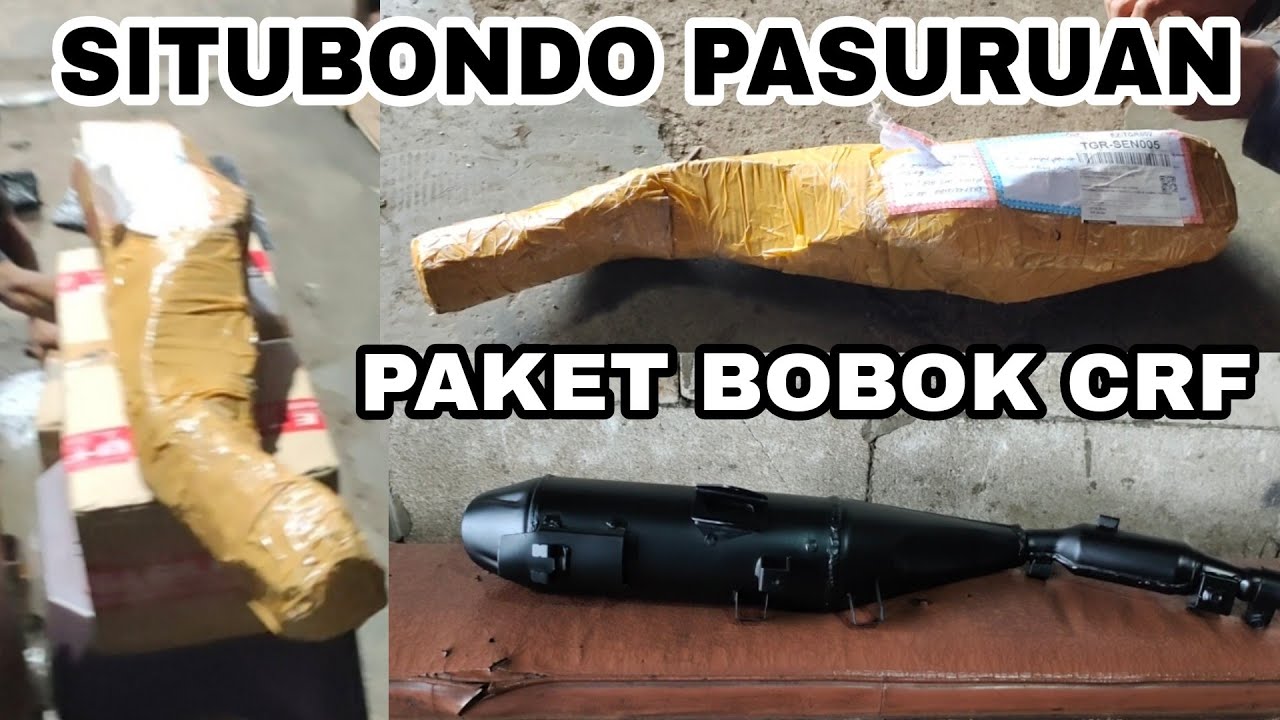 PAKET KNALPOT STANDAR HONDA CRF DATANG DARI SITUBONDO PASURUAN KE BENGKEL SKR RACING EXHAUST