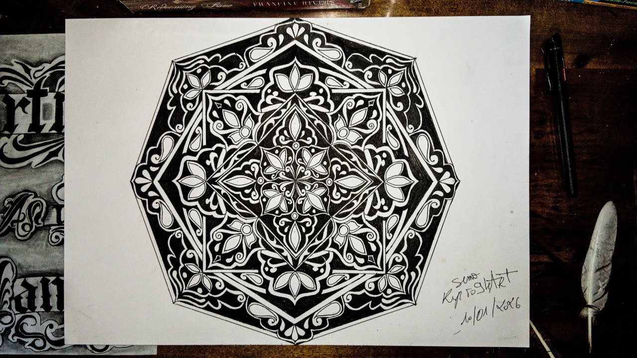 I Drew This Mandala in Real Time… So Relaxing to Watch | Full Real-Time Pencil Process