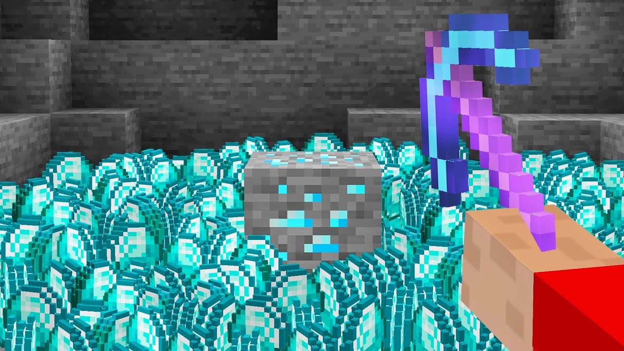 We HACKED MINECRAFT With A MODDED PICKAXE!