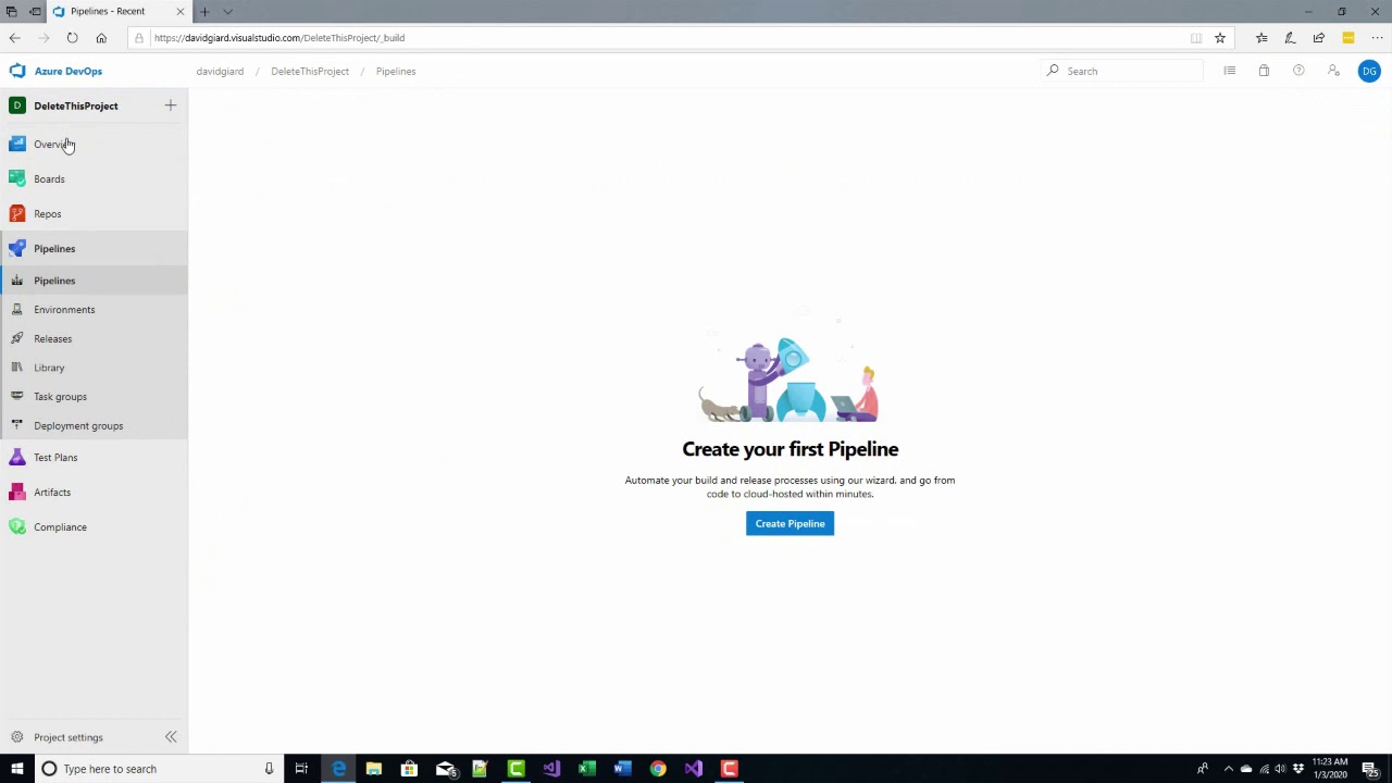 Deleting an Azure DevOps Project [GCast 70]