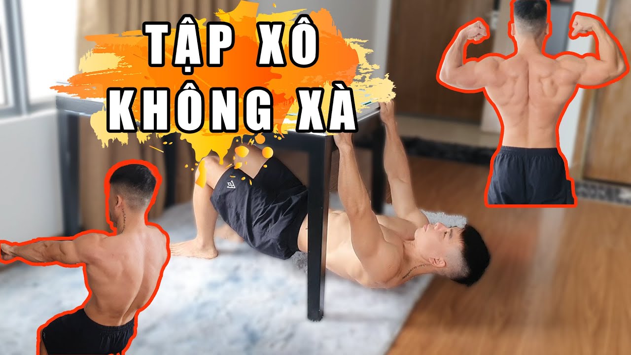 Bài tập lưng xô ở nhà không dùng xà