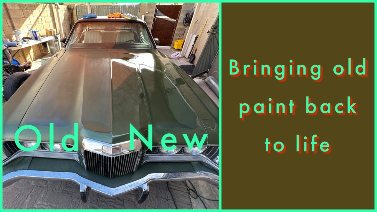 Восстановление старой краски на моем Mercury Cougar 73 года / Мокрая шлифовка и полировка / Полир...