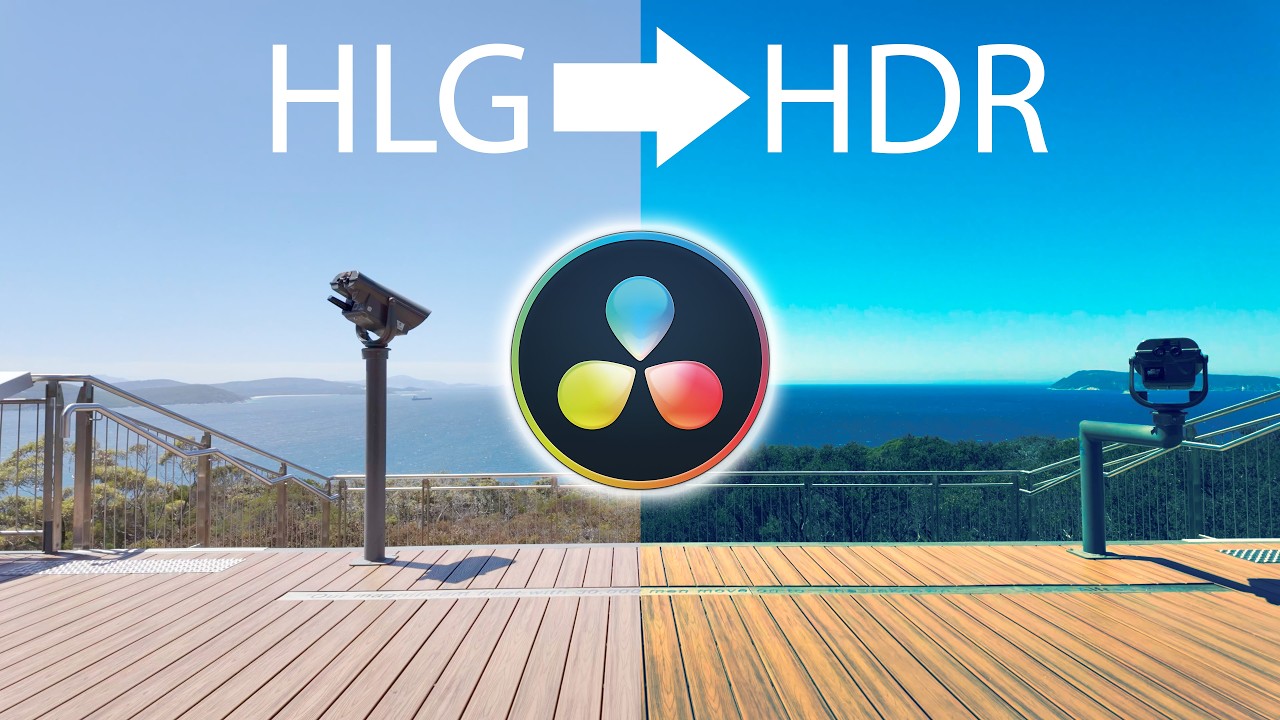 Как выполнить цветокоррекцию видео HLG в DaVinci Resolve и экспортировать его в формате HDR