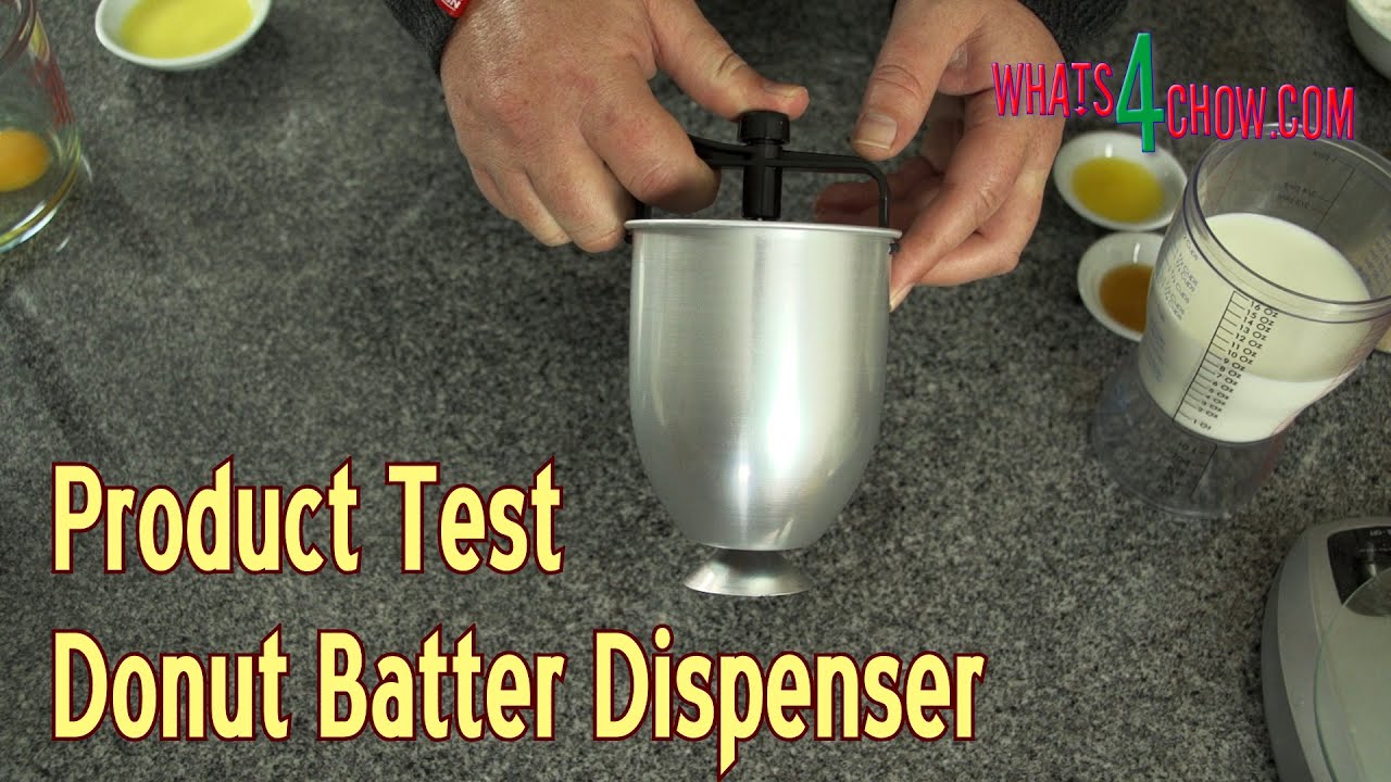 Product Test - Donut Batter Dispenser - with Amazing Donut Batter Recipe!!!