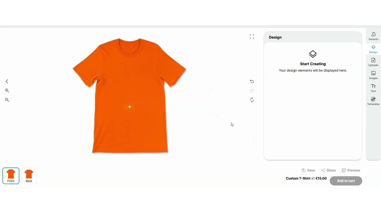Zakeke Tutorials - How to set a specific mark up Price for each product side in the new back office