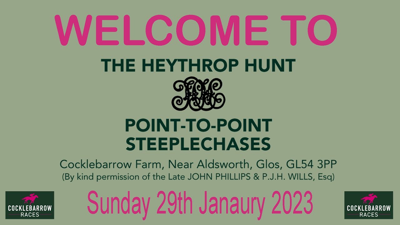 Cocklebarrow Races - The Heythrop Hunt Point-to-Point