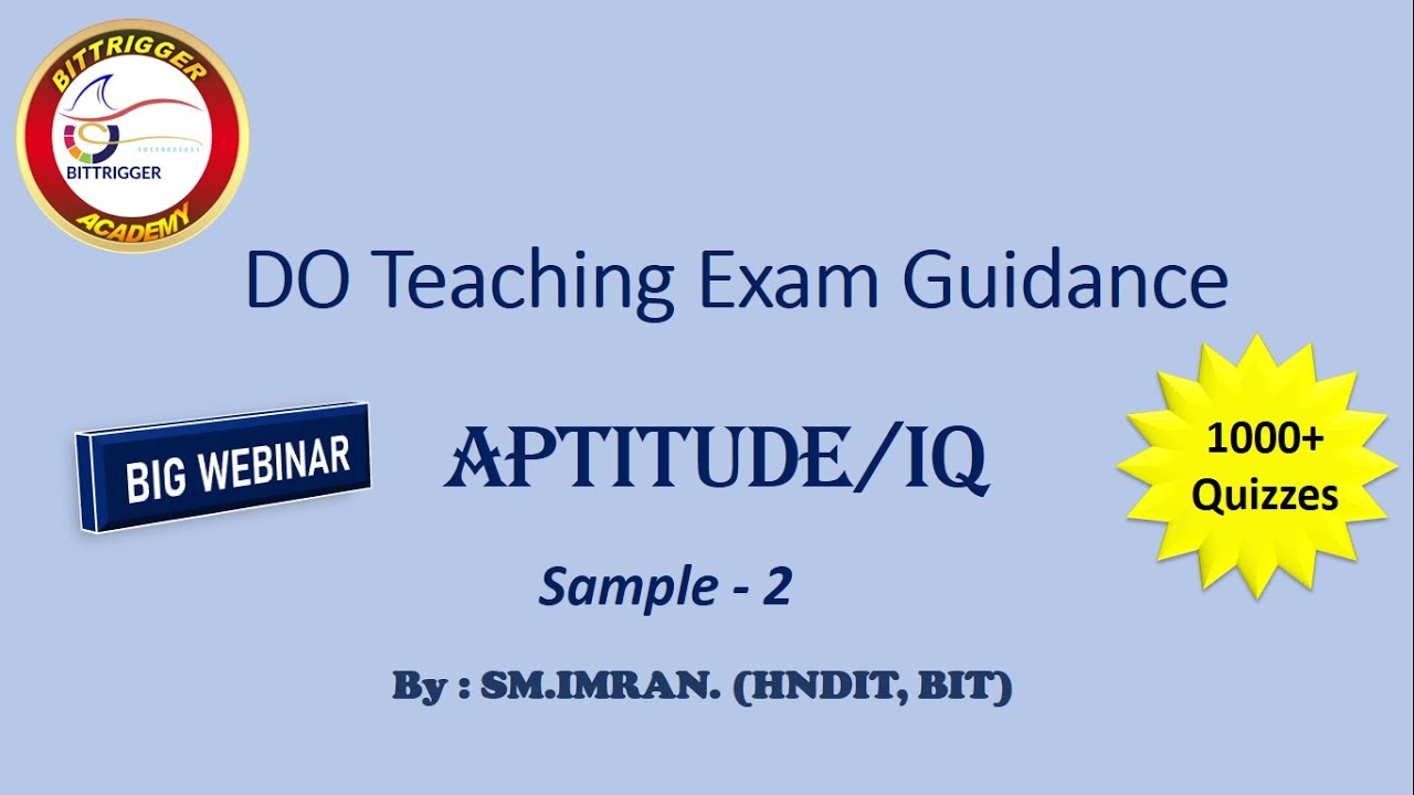 DO Teaching IQ Guidance class sample 2