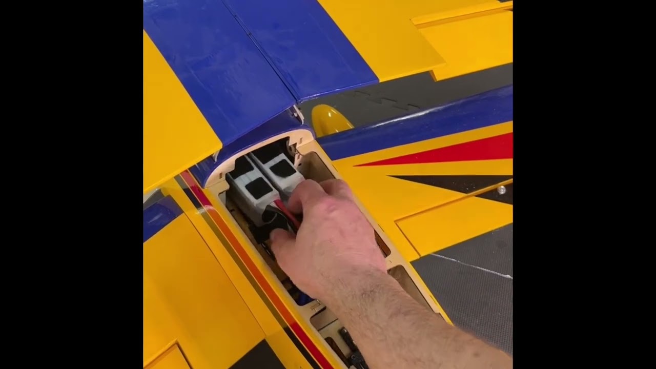 Seagull Ultimate Bipe 90: Fixing CG issue with electric conversion.