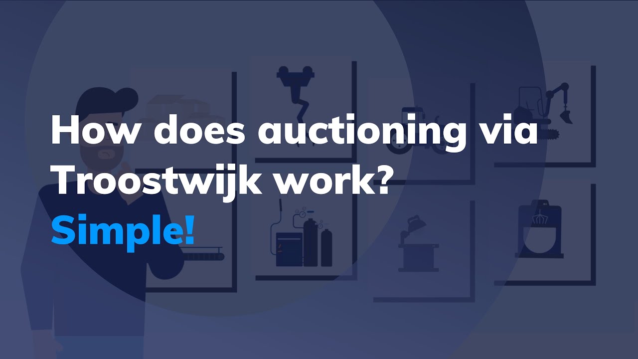 How does auctioning via Troostwijk work?