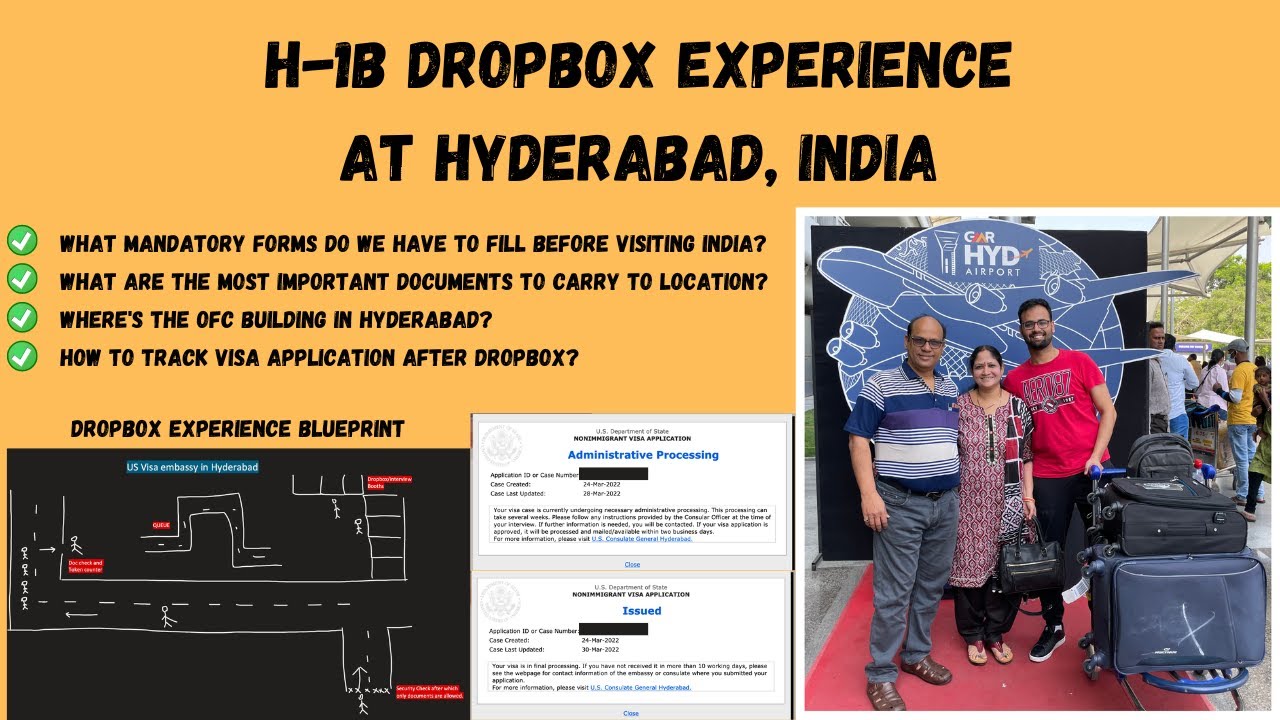 My H-1B visa dropbox experience in 4 steps  #h1bvisa #dropbox #immigrants #msinus