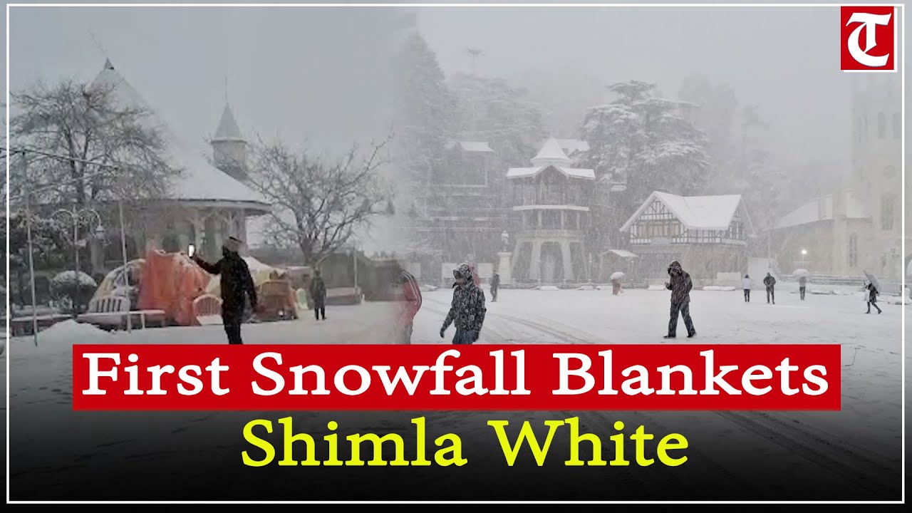 Shimla&rsquo;s Ridge Sees First Snowfall of 2026, Mall Road Turns into Winter Wonderland