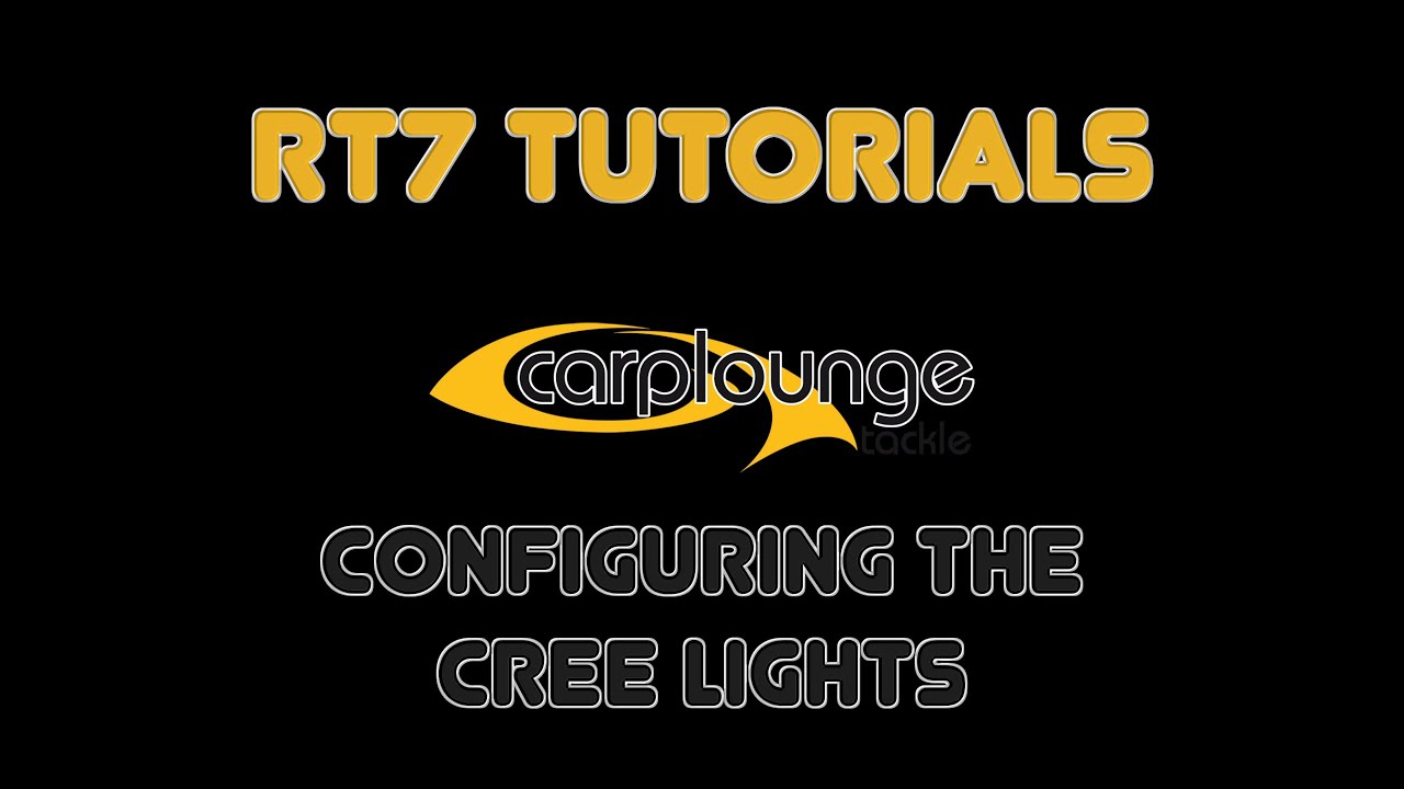 Carplounge RT7 English Tutorial No. 13: Configuring the Cree Lights