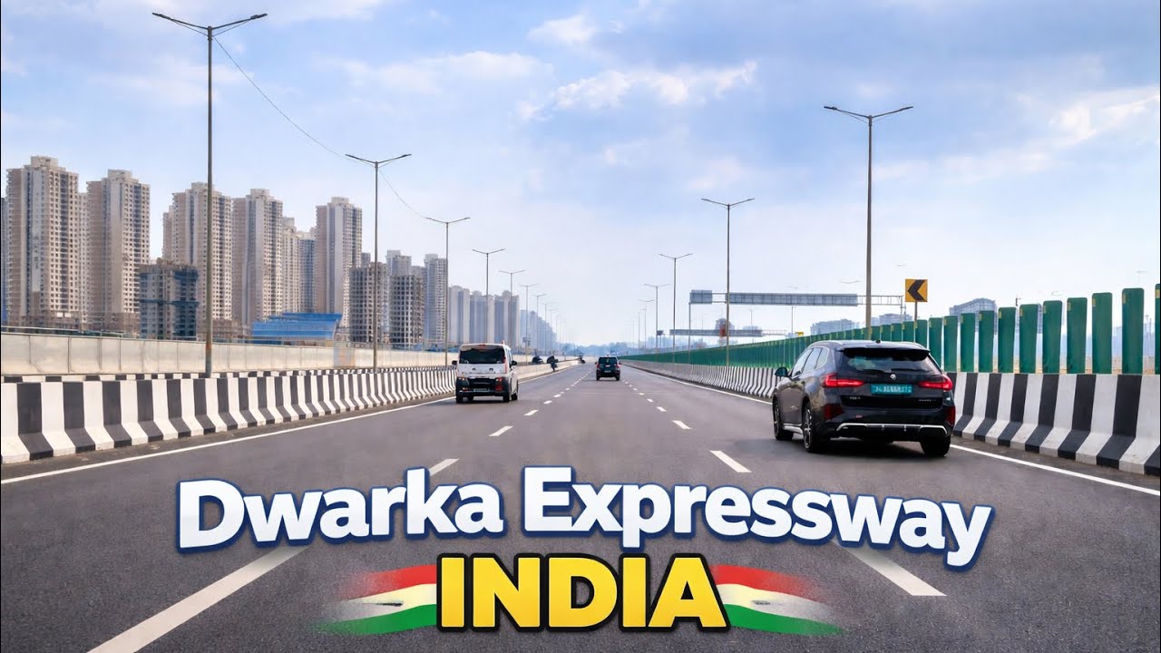 India&rsquo;s Most Modern Highway 🇮🇳 | Dwarka Expressway Drive Tour (New Delhi)