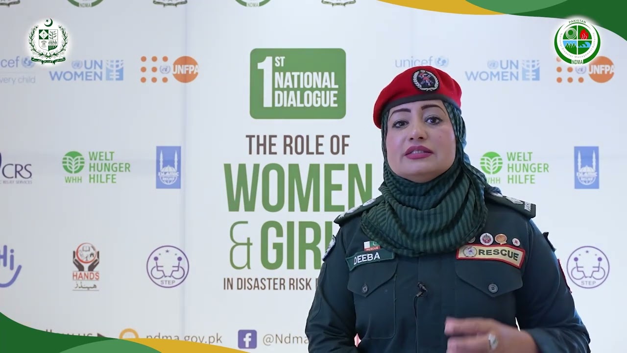 Deeba Shahnaz Remarks on the Role of Women in Disasters | 1st National Dialogue 2024