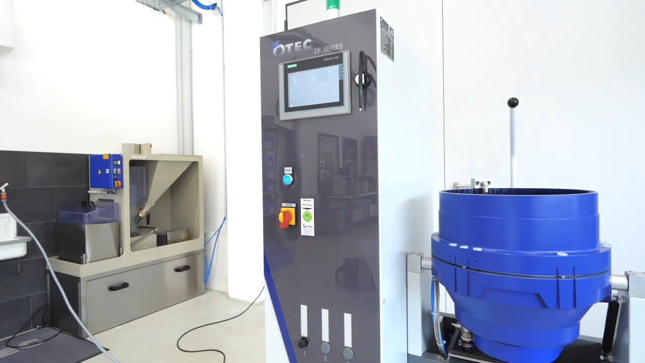 Polissage bijoux - Nouvelle machine de polissage OTEC CF 1x18 - Holap