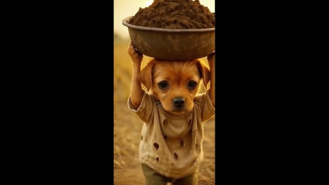 У бедного щенка не было птиц, поэтому... его богатые друзья над ним смеялись...