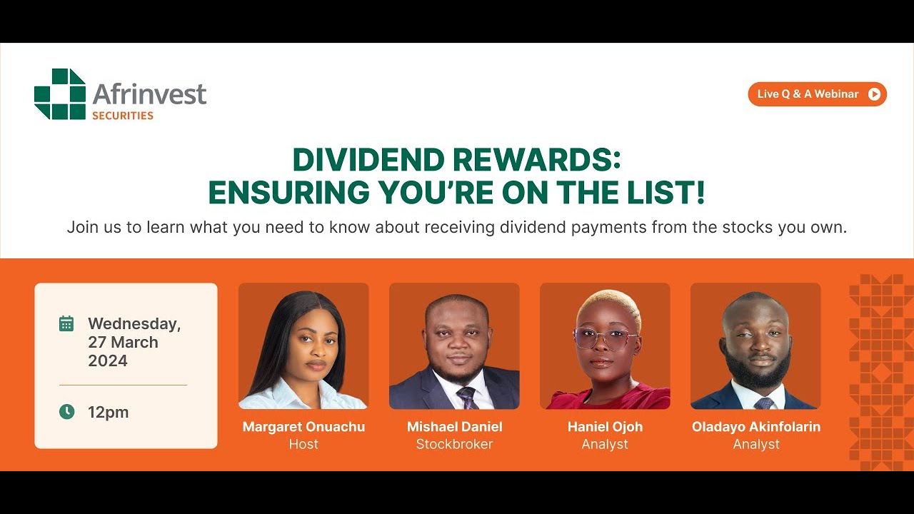 Dividend Rewards: Ensuring You're on the List [Webinar]