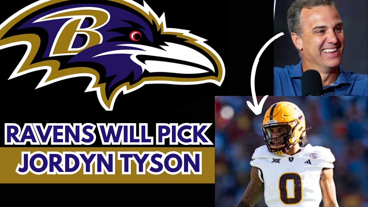 JORDYN TYSON TO THE RAVENS ACCORDING TO DANIEL JEREMIAH MOCK DRAFT 2.0