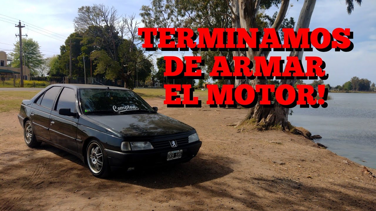 Quedo un lujo el Motor! Peugeot 405