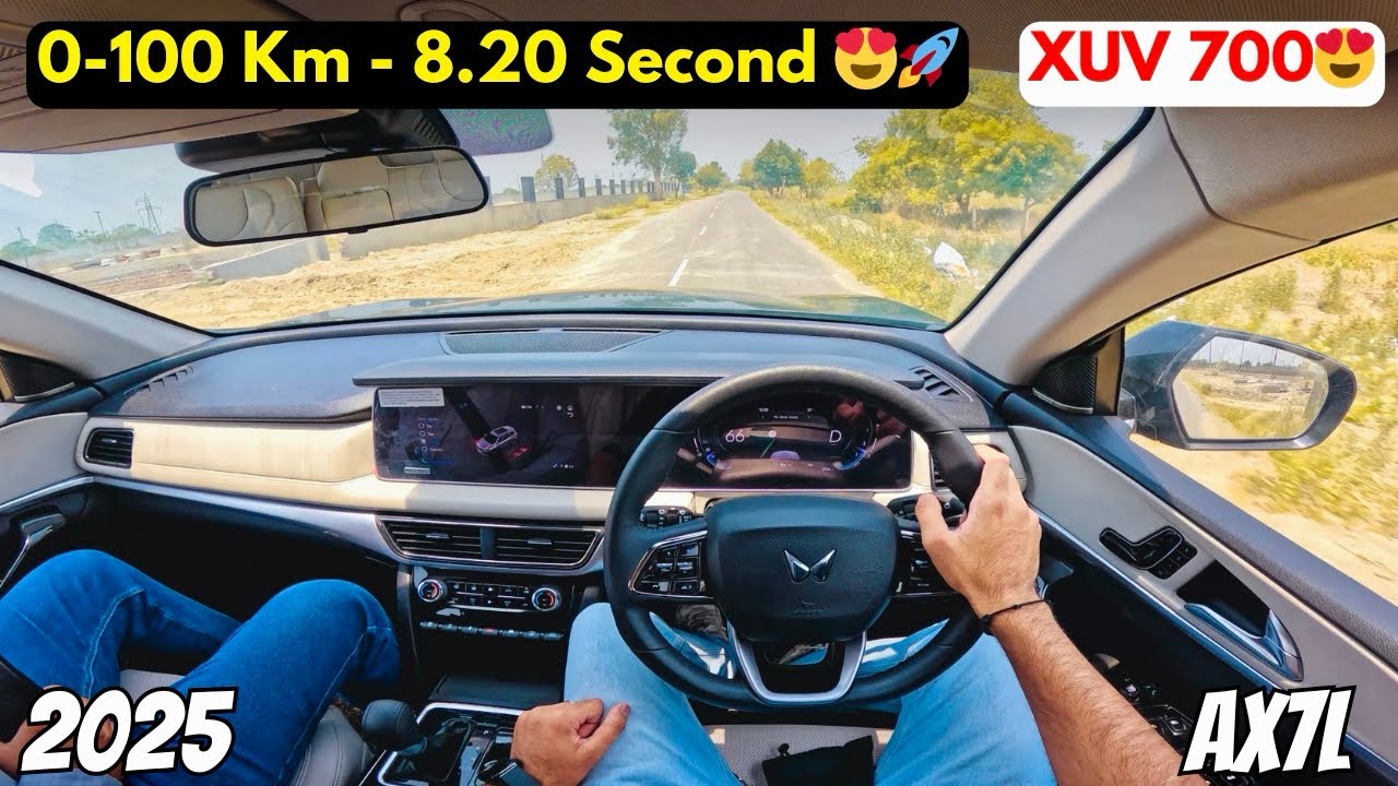 2025 MAHINDRA XUV700 AX7L DRIVE REVIEW ✅ XUV700 AX7L TOP MODEL DIESEL AT 7 SEATER 2025🔥