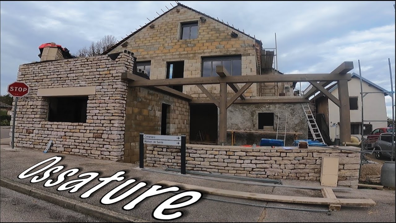 🏚️🌹 MISE EN PLACE DE L'OSSATURE (Va y'en avoir de la place !) - Ruine n' Rozes Episode #148