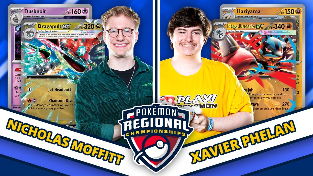 Николас Моффитт против Ксавье Фелана - Топ-8 Pok&eacute;mon TCG | Региональный чемпионат Лос-Анджелеса 2026