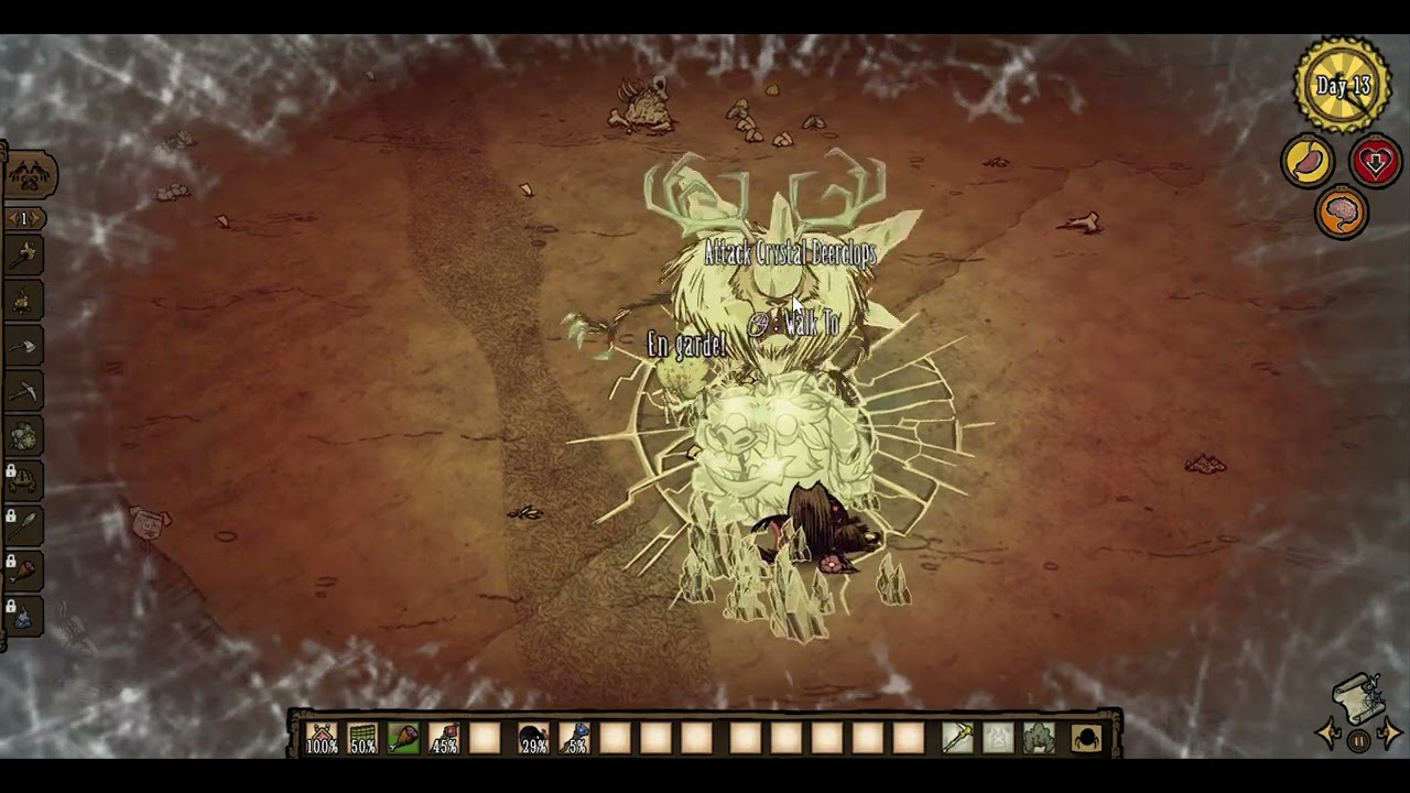 Don't Starve Together crystal deerclops vs possessed varg