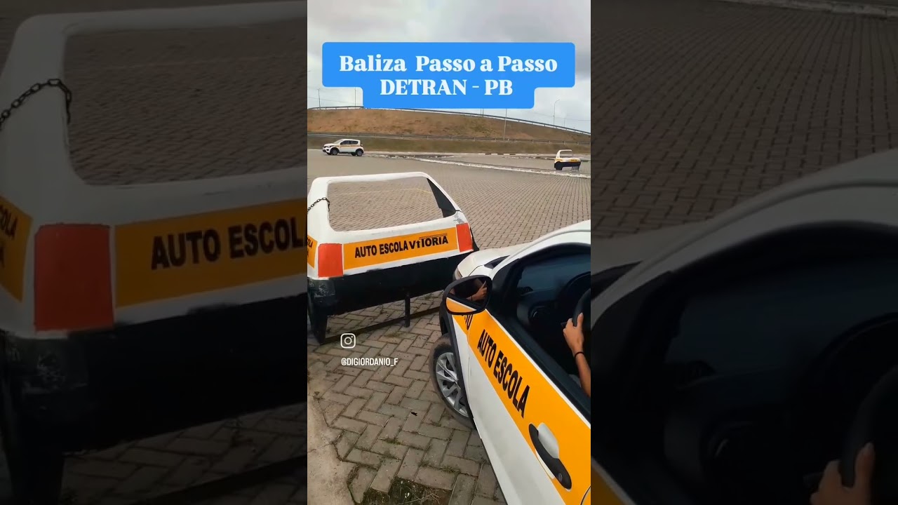 Baliza  Passo a Passo DETRAN PB 🚘