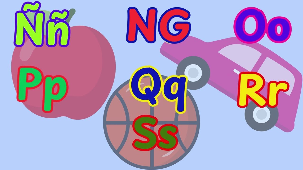 Filipino Alphabet Ñ–S | Part 3 | Easy Words for Kids