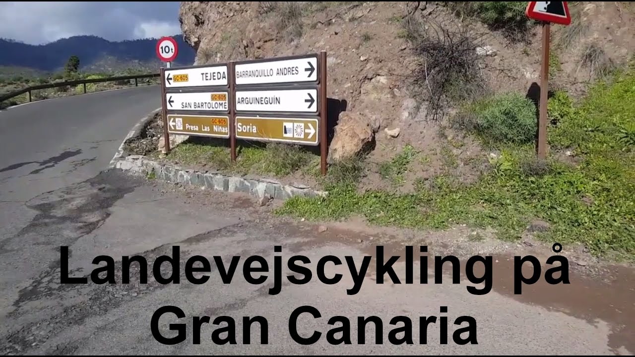Træning landevejscykling på Gran Canaria - inkl. ruter, bakker, bjerge osv.