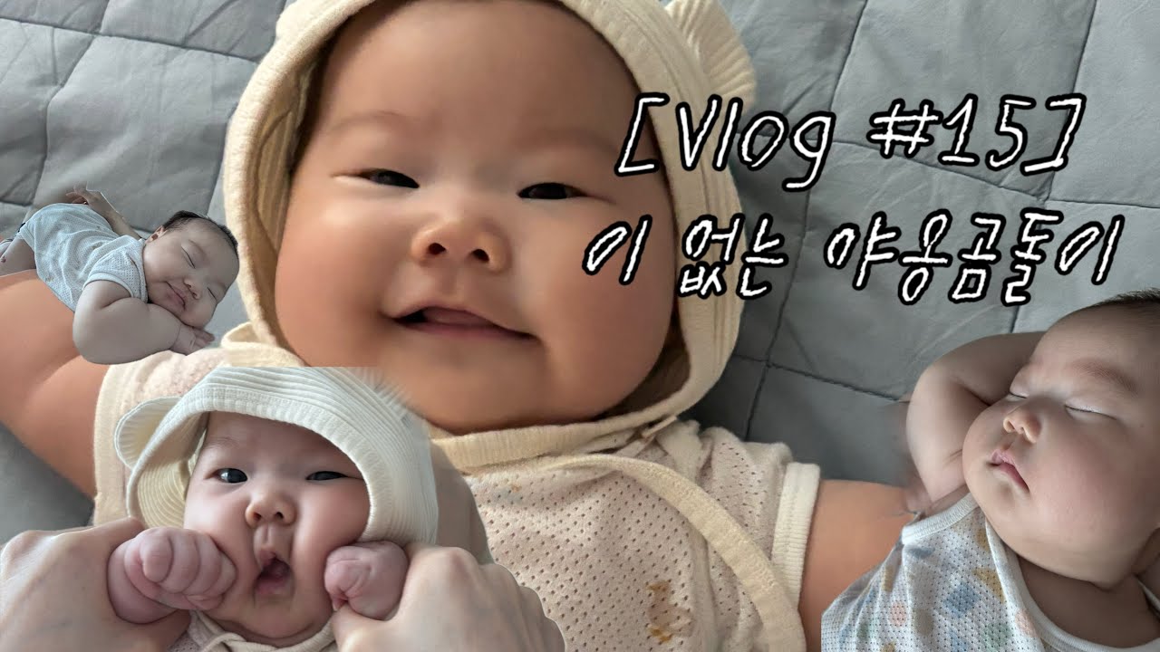[Vlog #15] 이 없는 야옹곰돌이 🧸 (D+90~93)