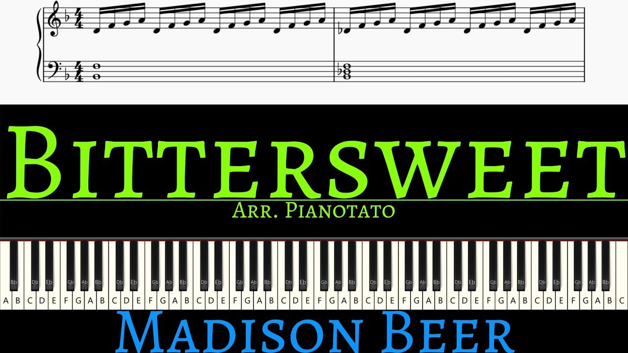 Madison Beer - Bittersweet | Piano cover by Pianotato