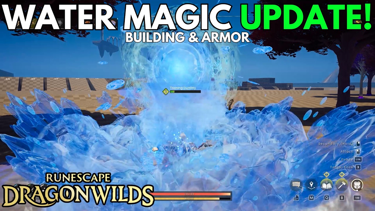 RuneScape Dragon Wilds: полный разбор магии воды!