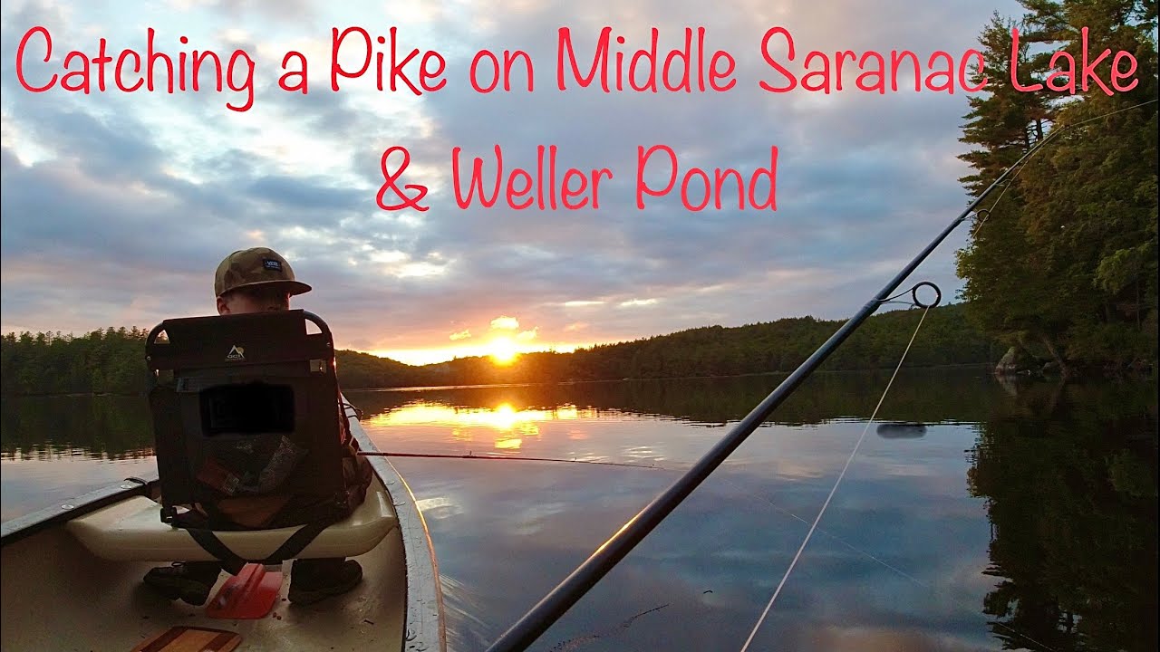 Father & Son Alone in the Adirondacks – Fog, Rain & Fish On Weller Pond.