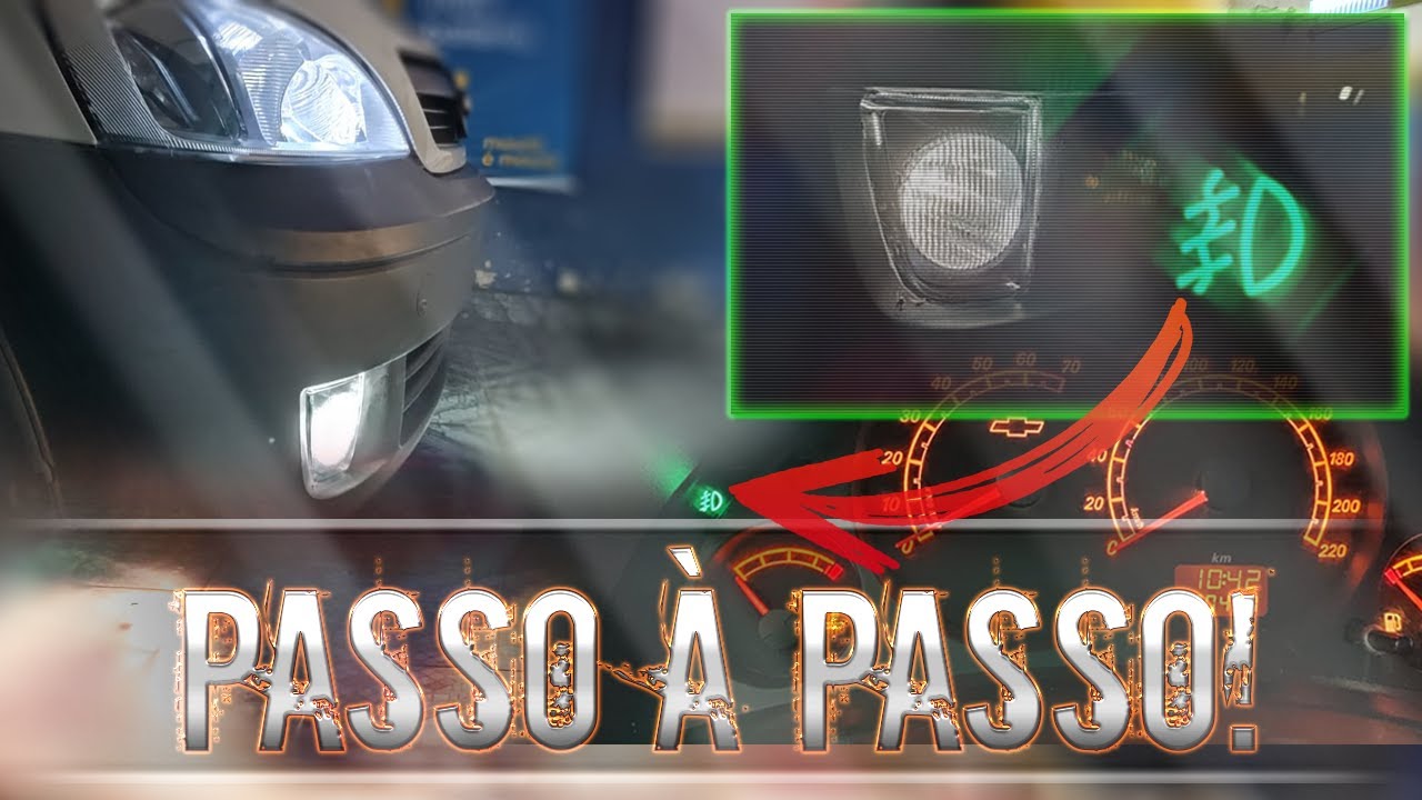 COMO INSTALAR FAROL DE NEBLINA/ MILHA COM CHICOTE 93375459 GM CORSA/MONTANA E MERIVA