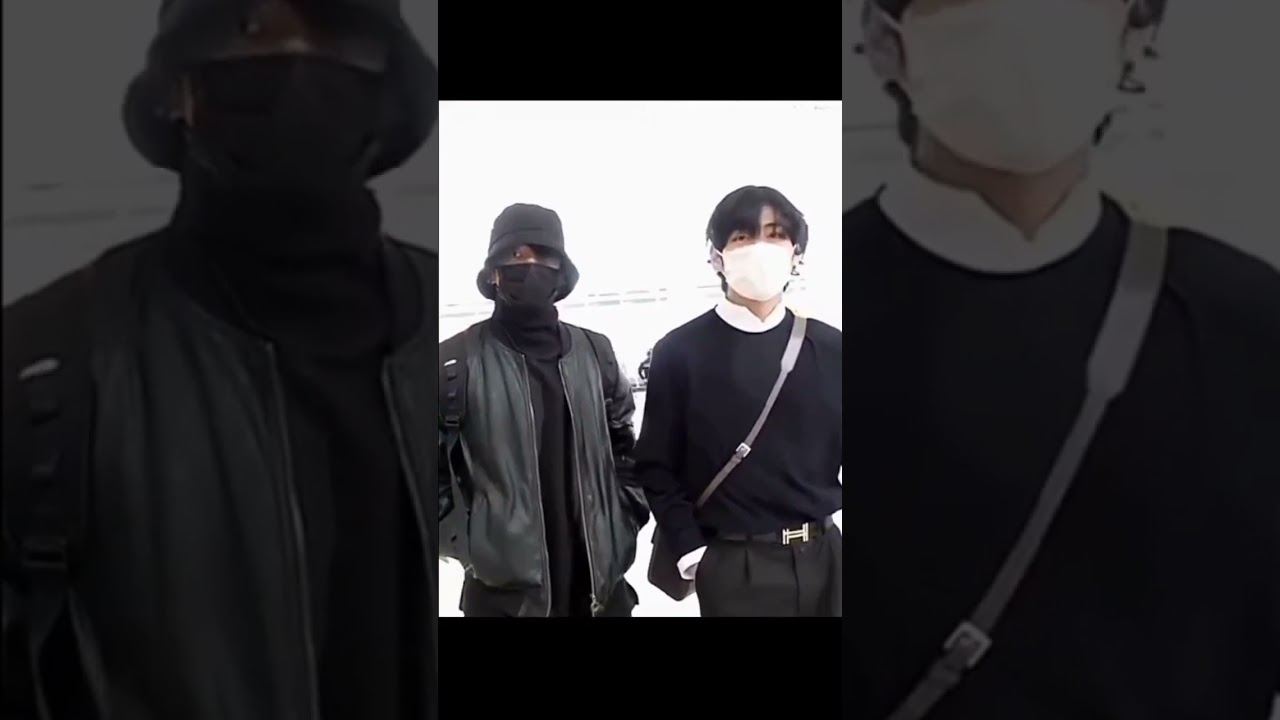 #taekook walking together in airport 😍