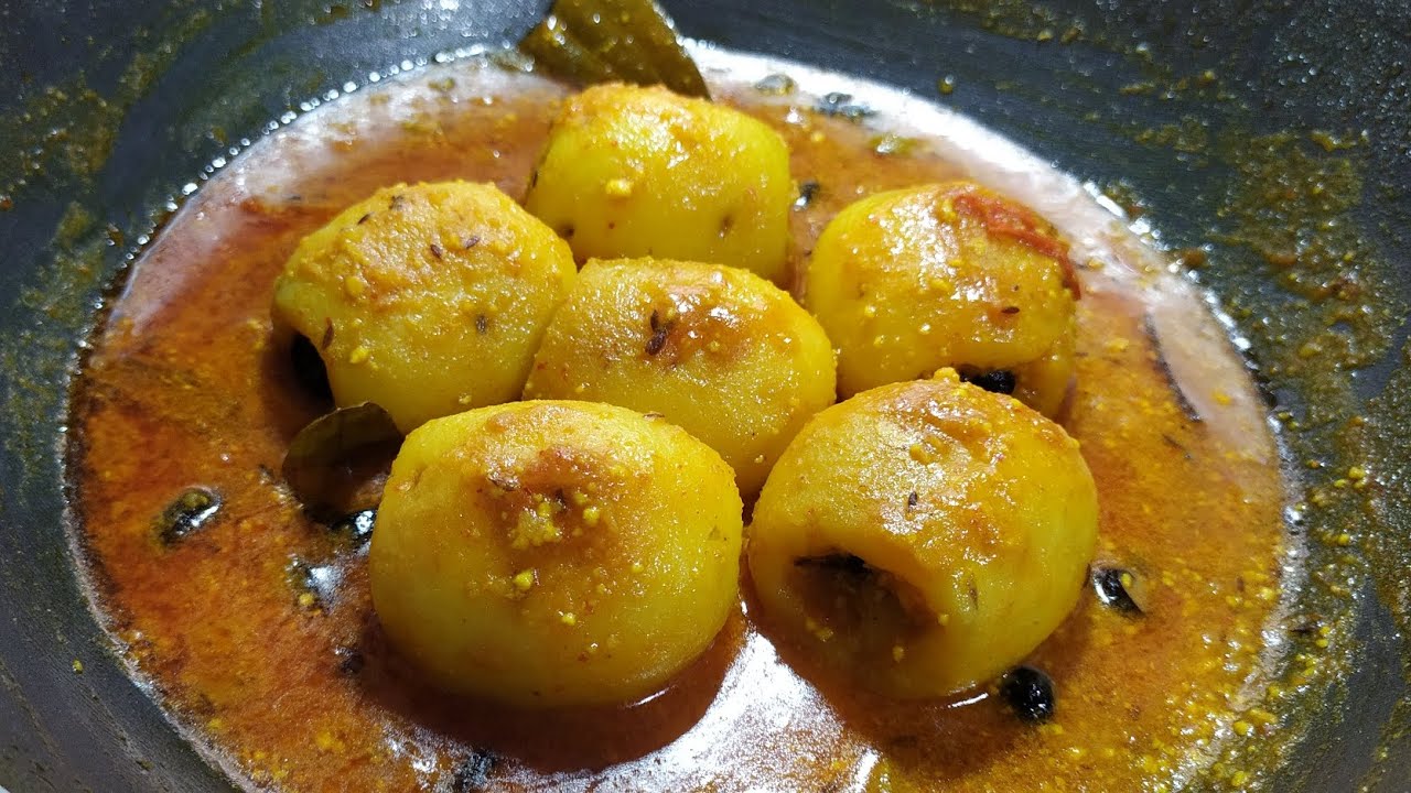 পুরভরা আলুর দম বা স্টাফড পটেটো রেসিপি সম্পূর্ণ নিরামিষ রেসিপি #video #recipe #stuffed #stuffedpotato