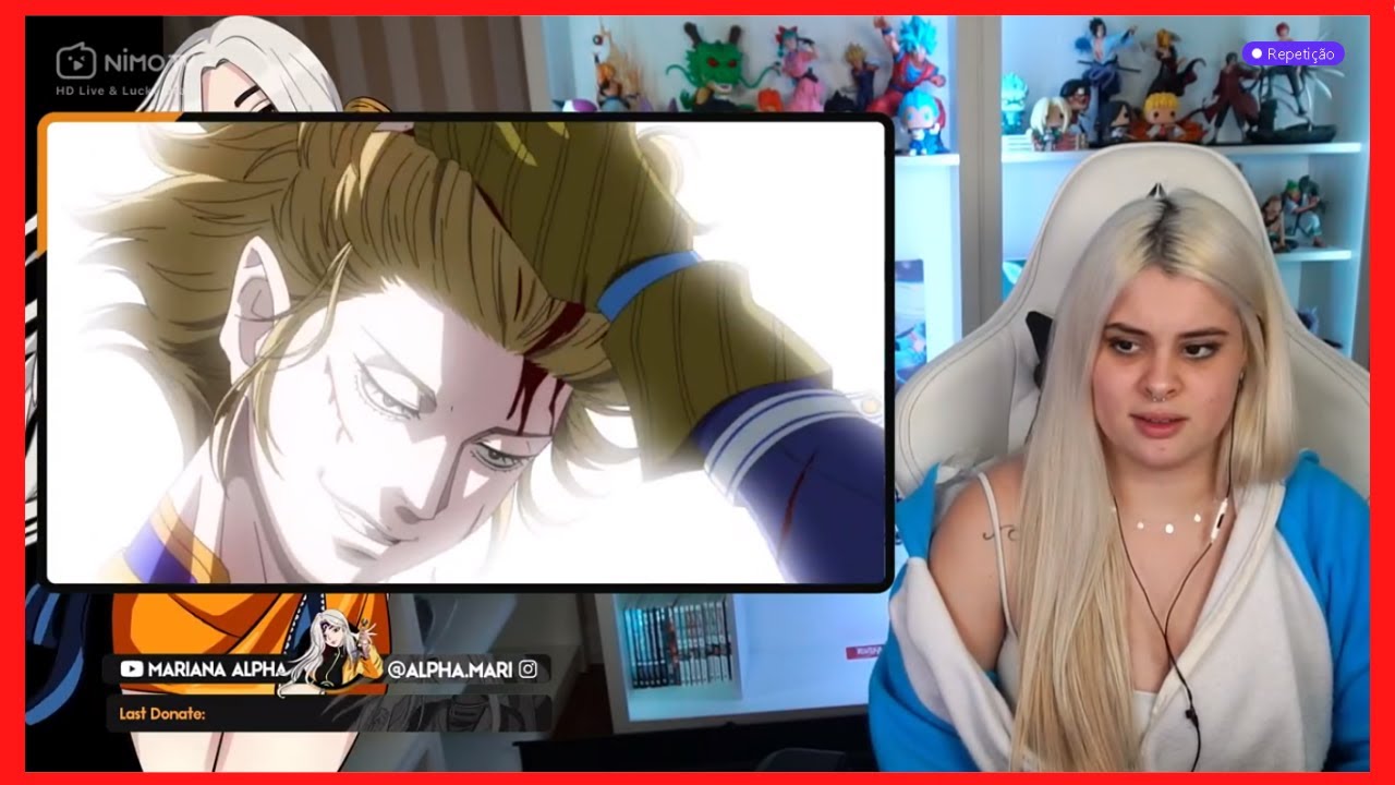MARIANA ALPHA REAGINDO A kojiro sasaki vs poseidon LUTA COMPLETA ( O MAIOR PERDEDOR DA HISTÓRIA)