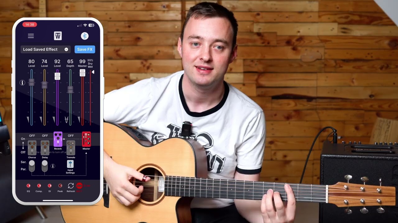 TONEWOODAMP2 подключен к усилителю
