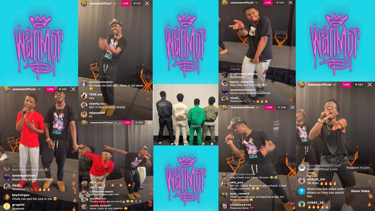 Wanmor Instagram Live [Certified, Yo(Excuse me miss), Mine, Mine Remix]