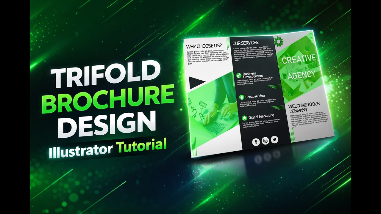 Mastering Brochure Design | Step by Step Tutorial | Beginners | Trifold | Fantasy Graphic World