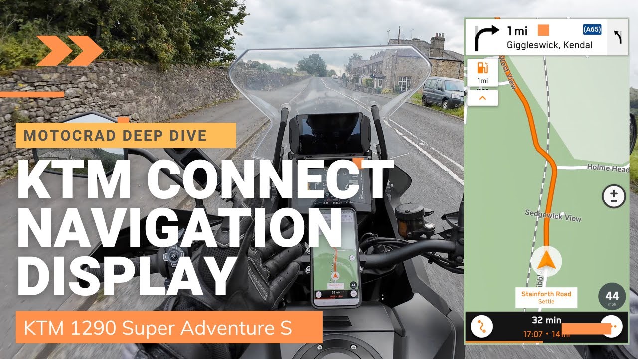 KTM Connect (Satnav) - KTM 1290 Super Adventure Display Navigation