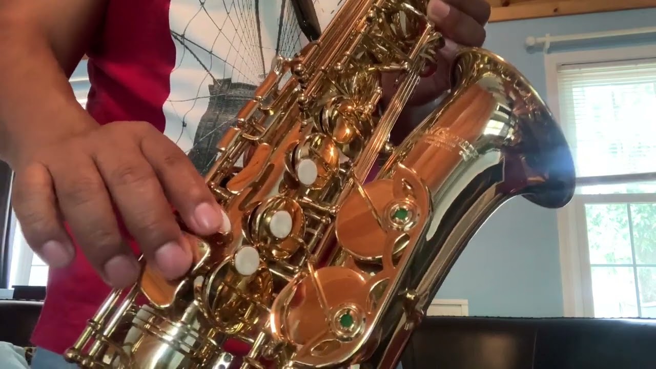 Escala de Mi mayor en sax alto