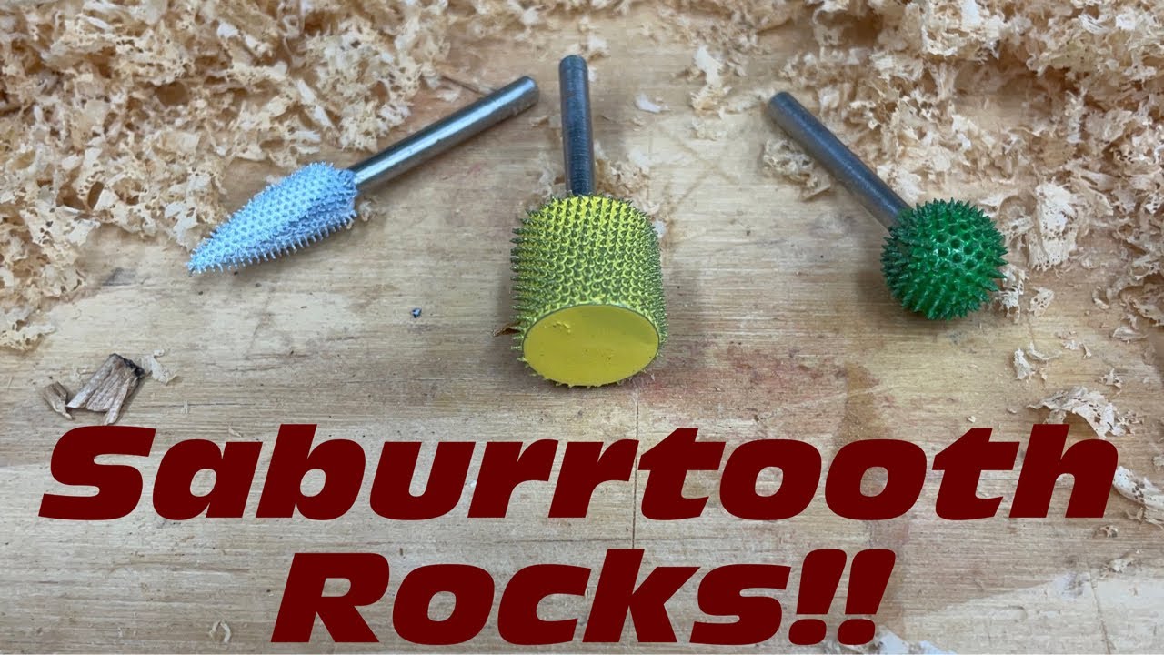 Rotary Wood Carving Burr Collection - Saburrtooth Carbide & More!