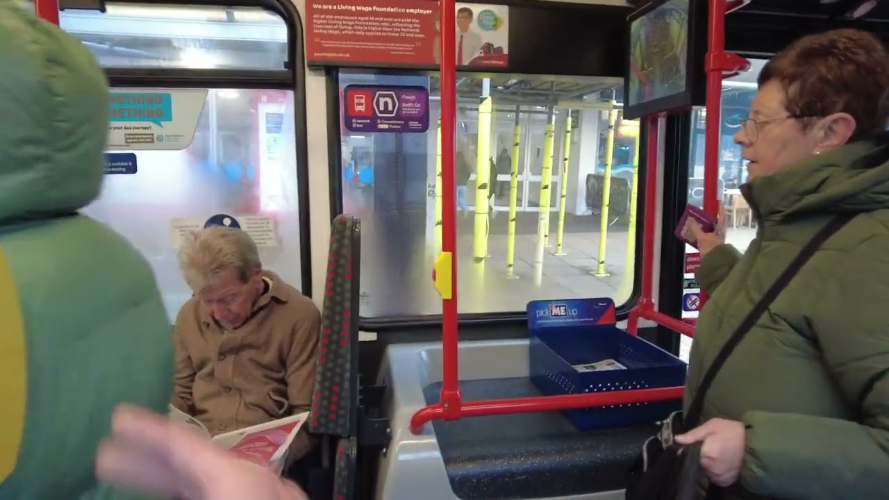 National Express West Midland 10A Enviro 200 [Salop Street - Wolverhampton Police Station]