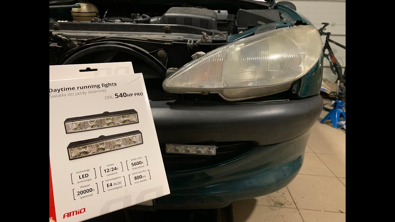 Peugeot 206 - DRL 540 HP Pro nappali menetfény felszerelése