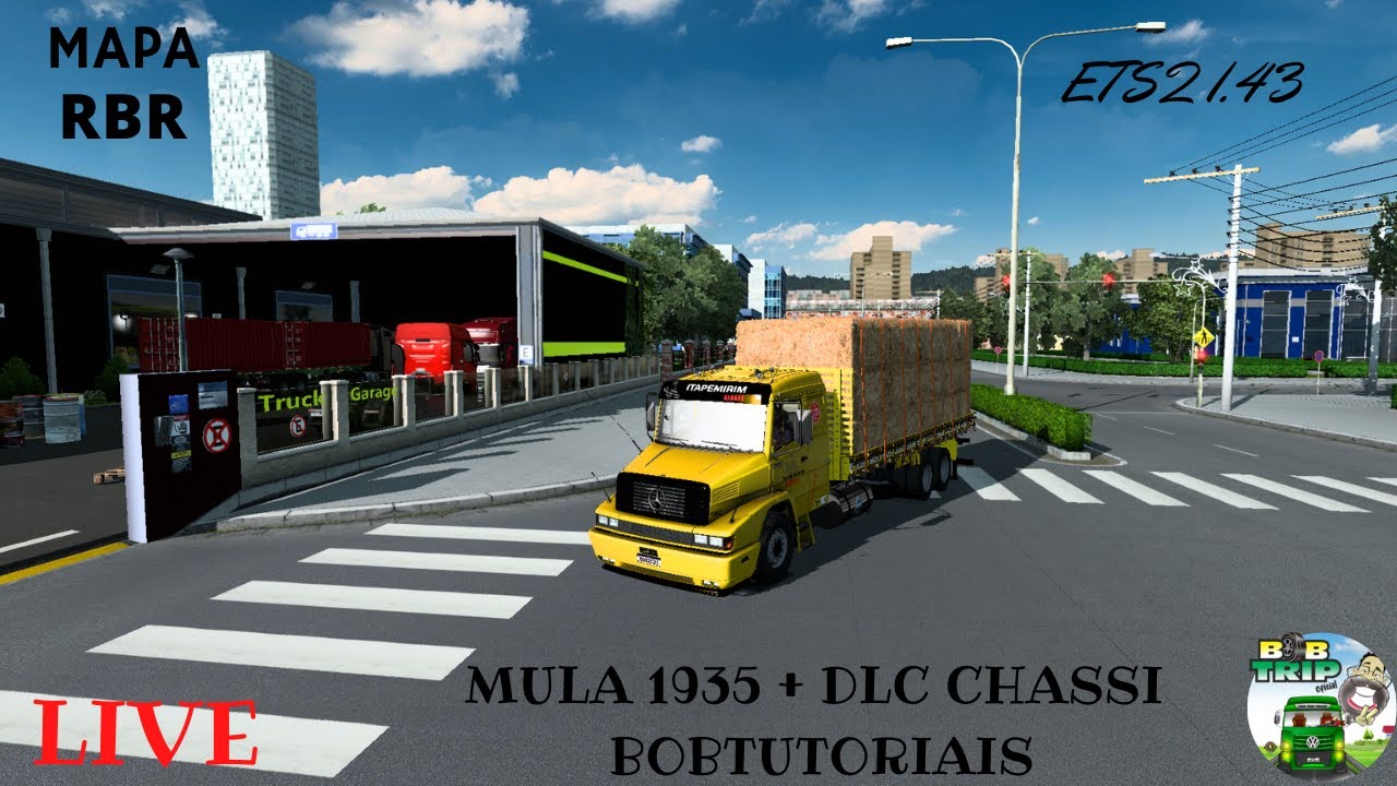 ETS2 1.43 / MAPA RBR   /  MULA 1935 + DLC CHASSI BOBTUTORIAIS