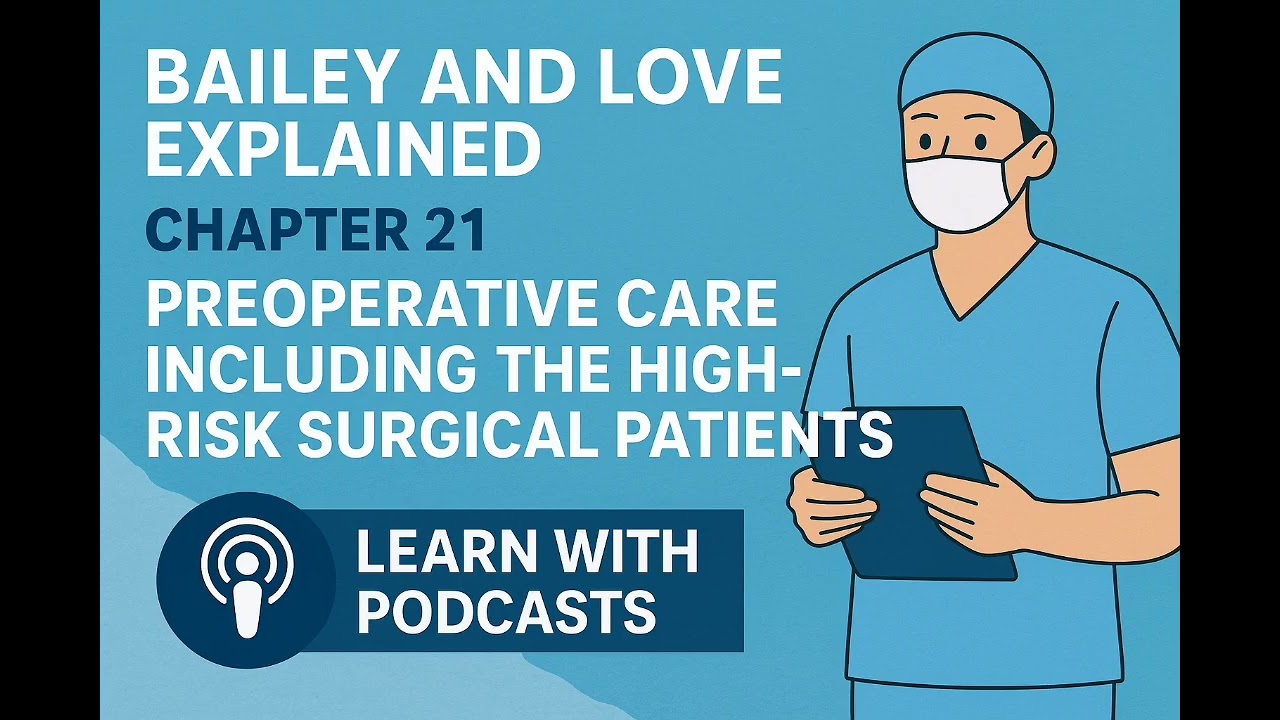 Bailey and Love Explained| Chapter 21: Preoperative Care including the High Risk Surgical Patients 