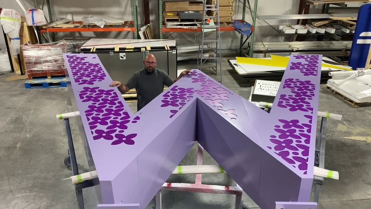 A Peek Into Production - Wholesale Signage